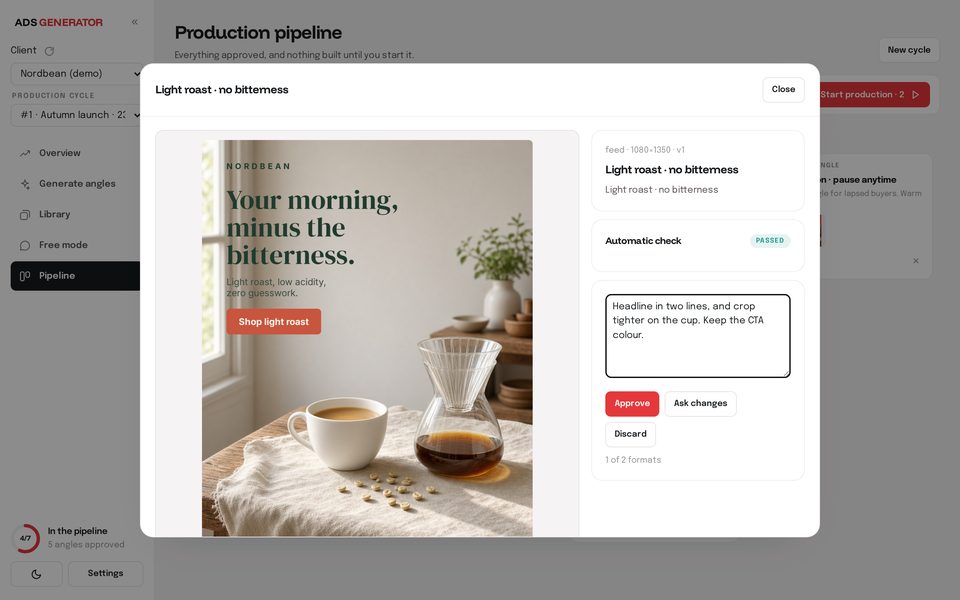 Ad and email creative studio